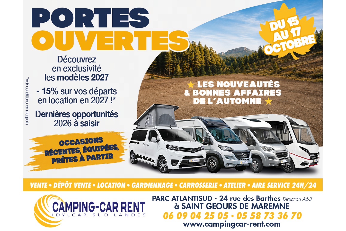 Bâtiment Camping-Car Rent